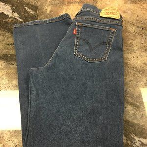 Levi's 512 Boot Cut Blue Jeans - Size 12 M